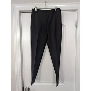 St. John Trouser‎ Pants women's size 6 black side zipper ankle zipper skinny